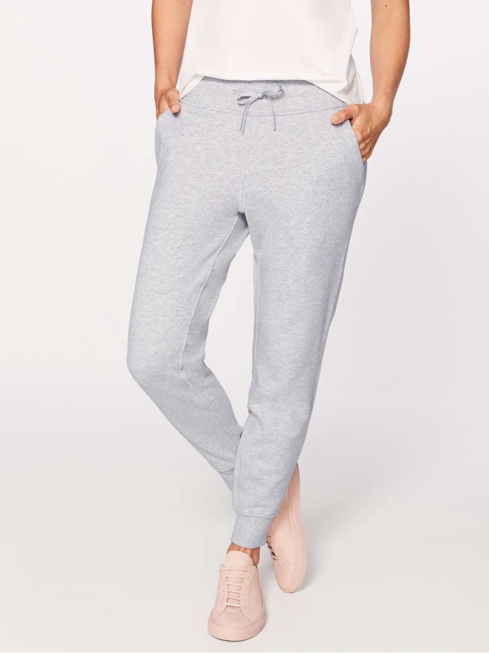 Light Gray Women's Jogger Pants